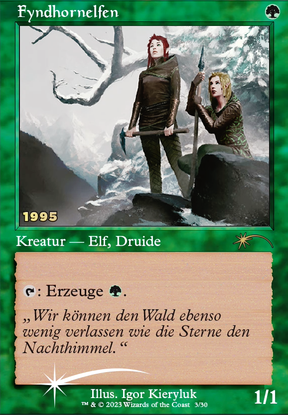 Featured card: Fyndhorn Elves