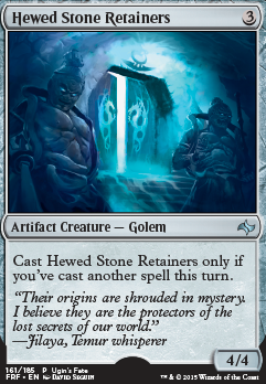 Hewed Stone Retainers