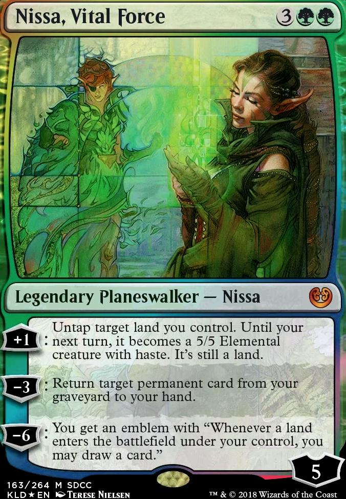 Nissa, Vital Force feature for The one who shakes the world