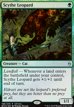 Scythe Leopard feature for The Land is Falling! (Scythe leopard Pauper EDH)