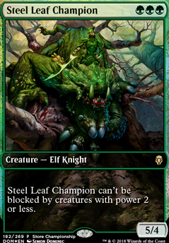 Featured card: Steel Leaf Champion