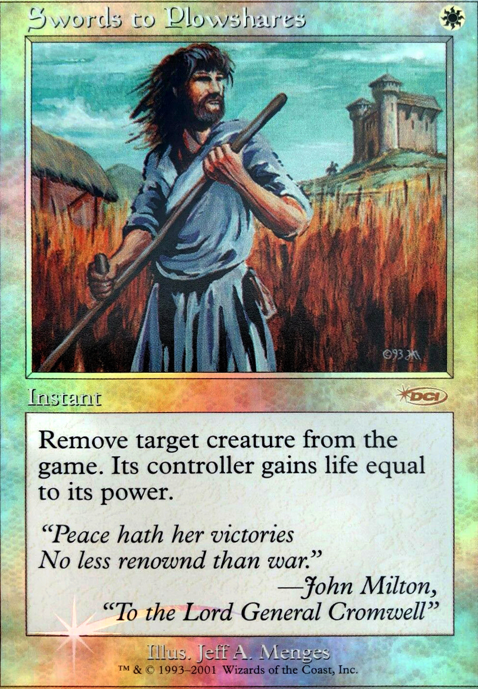 Featured card: Swords to Plowshares