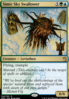 Simic Sky Swallower feature for distilled simic