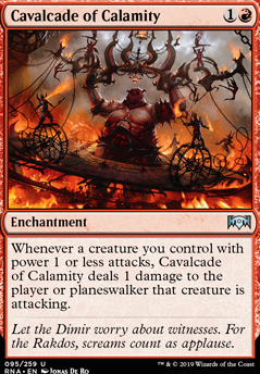 Cavalcade of Calamity feature for Izzet a Cavalcade Deck?