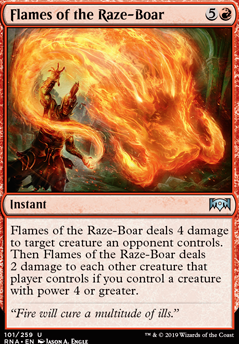 Flames of the Raze-Boar feature for Krenko token madness