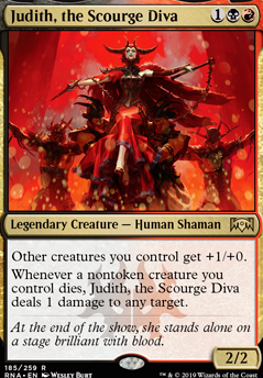 Judith, the Scourge Diva feature for Rakdos Kamikaze