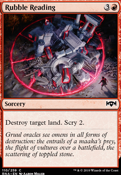Featured card: Rubble Reading