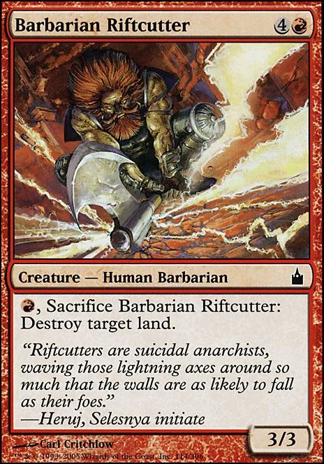 Barbarian Riftcutter feature for Jund Barbarian Tribal