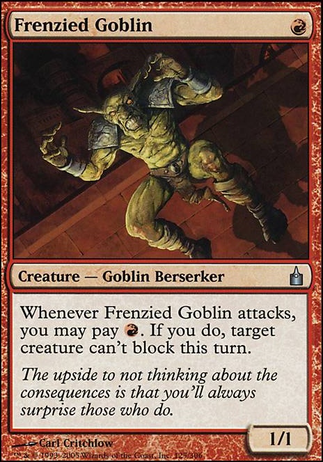 Featured card: Frenzied Goblin