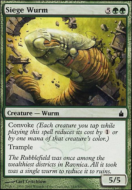 Featured card: Siege Wurm