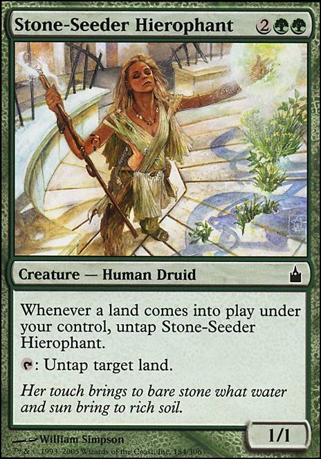 Stone-Seeder Hierophant feature for Ashaya, Soul of the Wild EDH