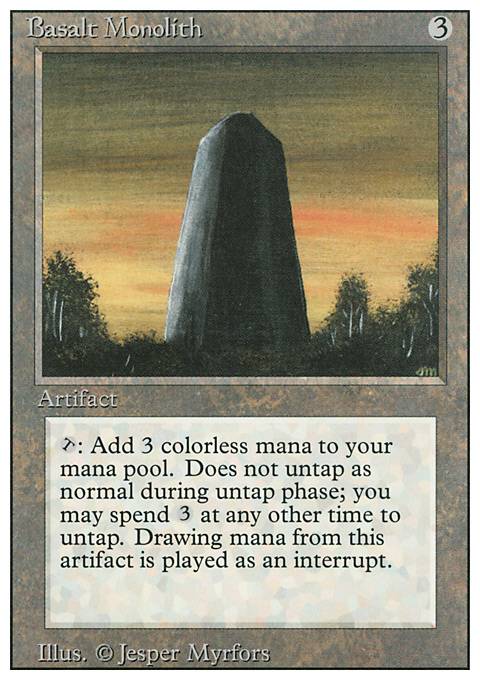 Featured card: Basalt Monolith