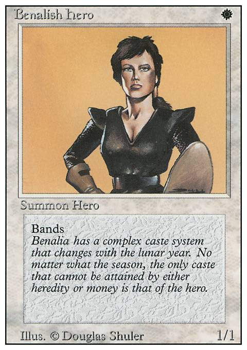 Featured card: Benalish Hero