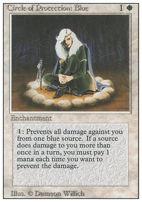 Featured card: Circle of Protection: Blue