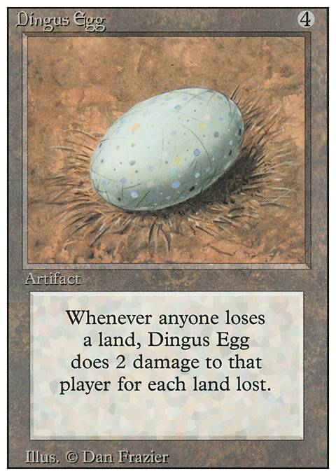 Dingus Egg feature for Courier's Old Deck