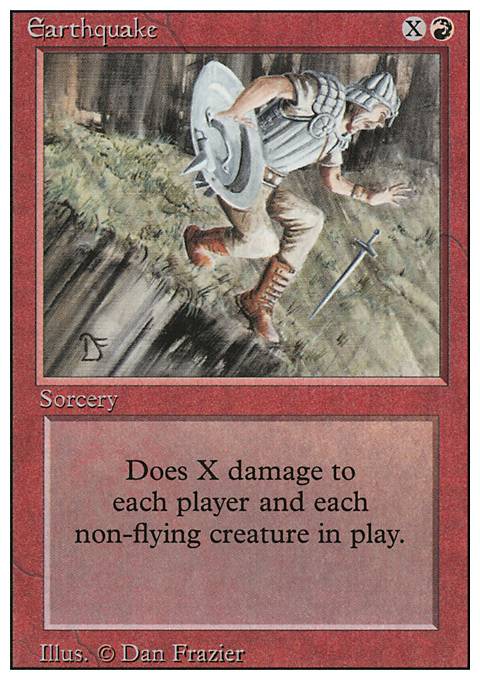 Featured card: Earthquake