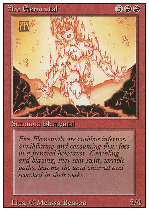 Featured card: Fire Elemental