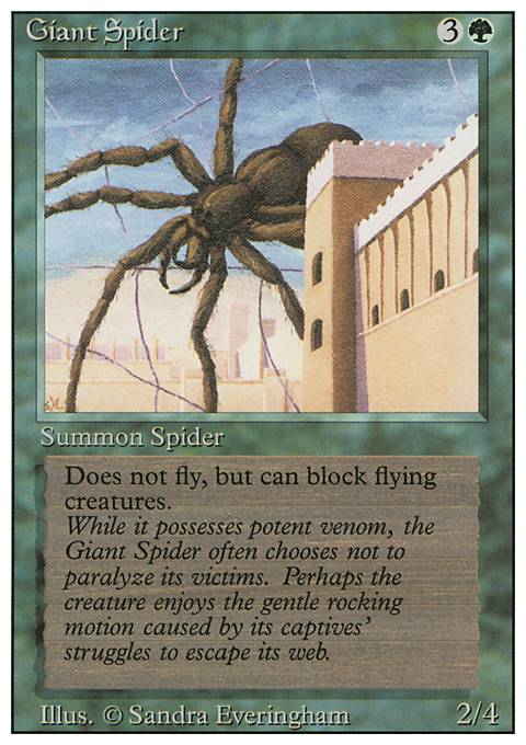 Featured card: Giant Spider