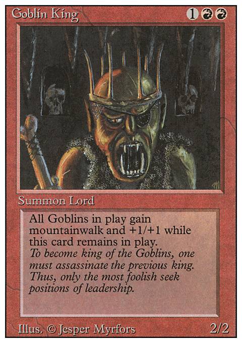 Featured card: Goblin King