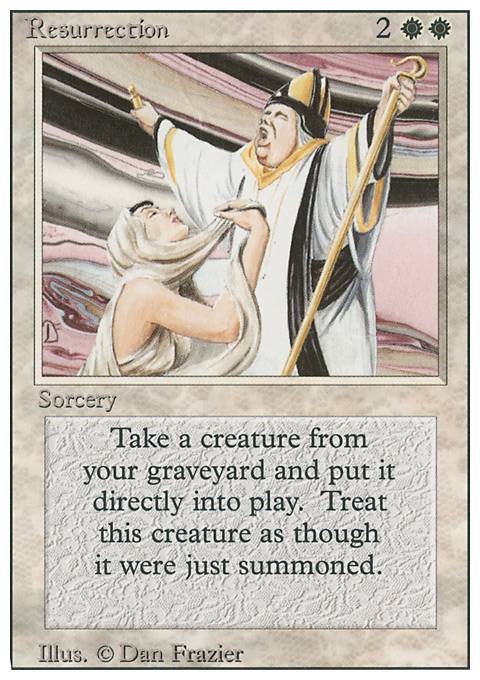 Featured card: Resurrection