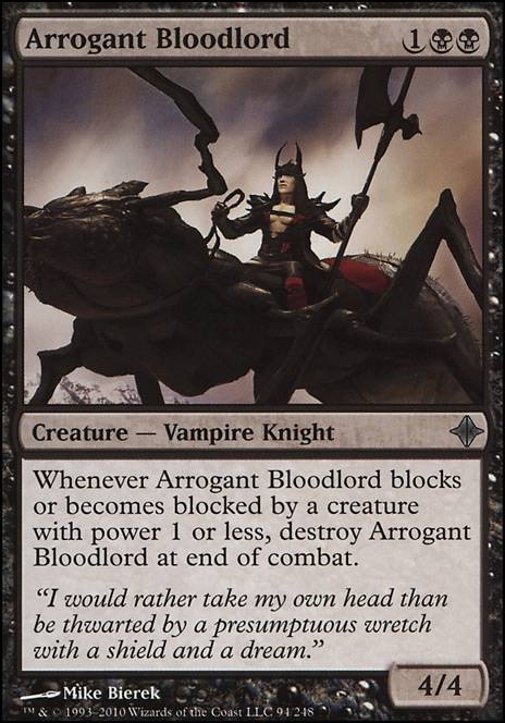 Featured card: Arrogant Bloodlord