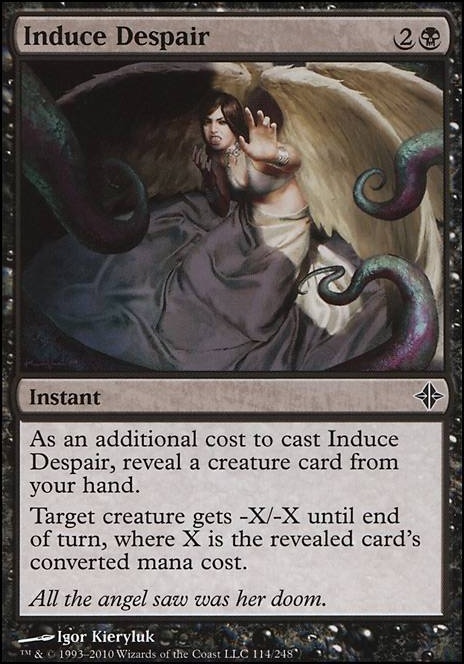 Featured card: Induce Despair