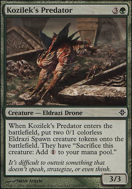 Kozilek's Predator feature for Eldrazi Tremors