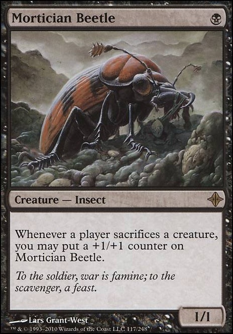 Featured card: Mortician Beetle