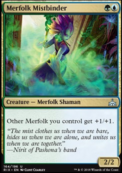 Merfolk Mistbinder feature for Along the Shores