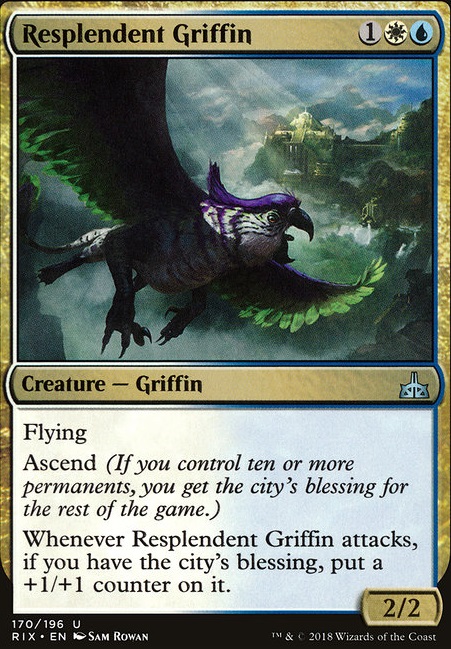 Azorius Bird Griffin Sphinx (Modern MTG Deck)