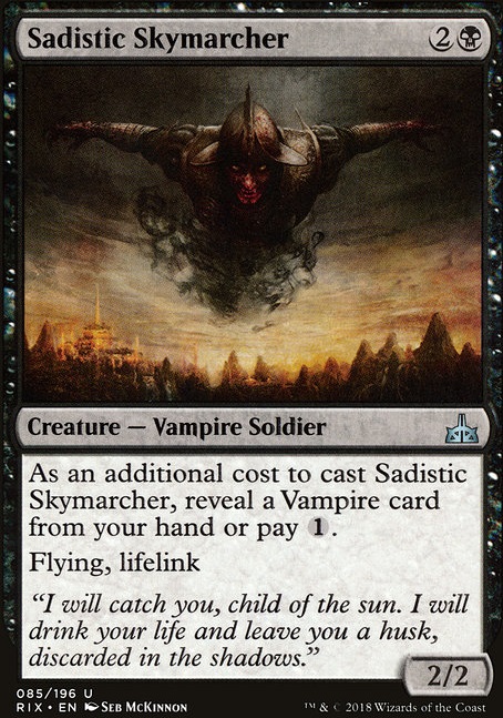 Featured card: Sadistic Skymarcher