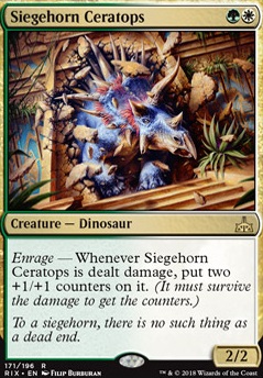 Featured card: Siegehorn Ceratops