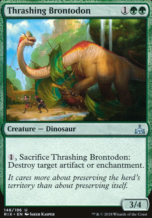 Featured card: Thrashing Brontodon