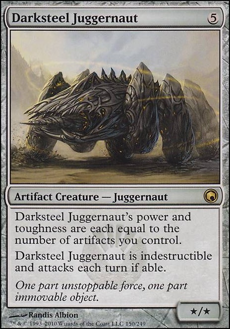 Featured card: Darksteel Juggernaut