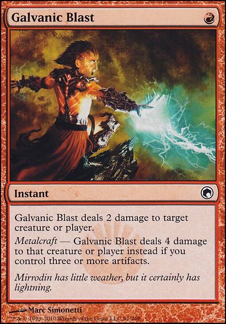 Featured card: Galvanic Blast