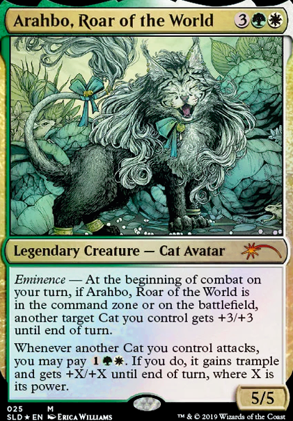 Arahbo, Roar of the World feature for Commander - Arahbo - Cats Tribal