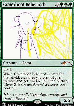 Featured card: Craterhoof Behemoth