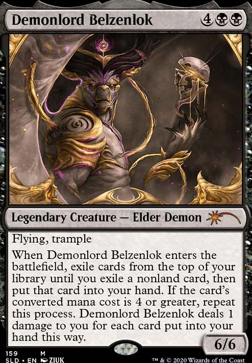Demonlord Belzenlok feature for Villainess (Liliana Vess)