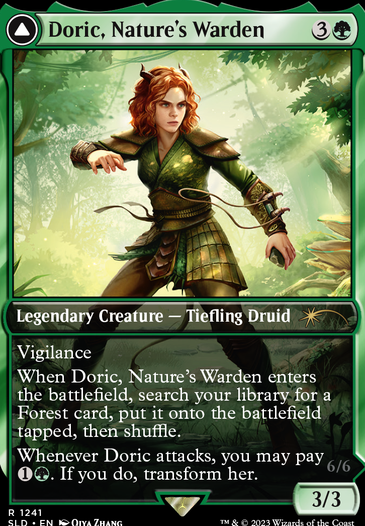 Doric, Nature's Warden feature for Legends Matter/ Stompy Green