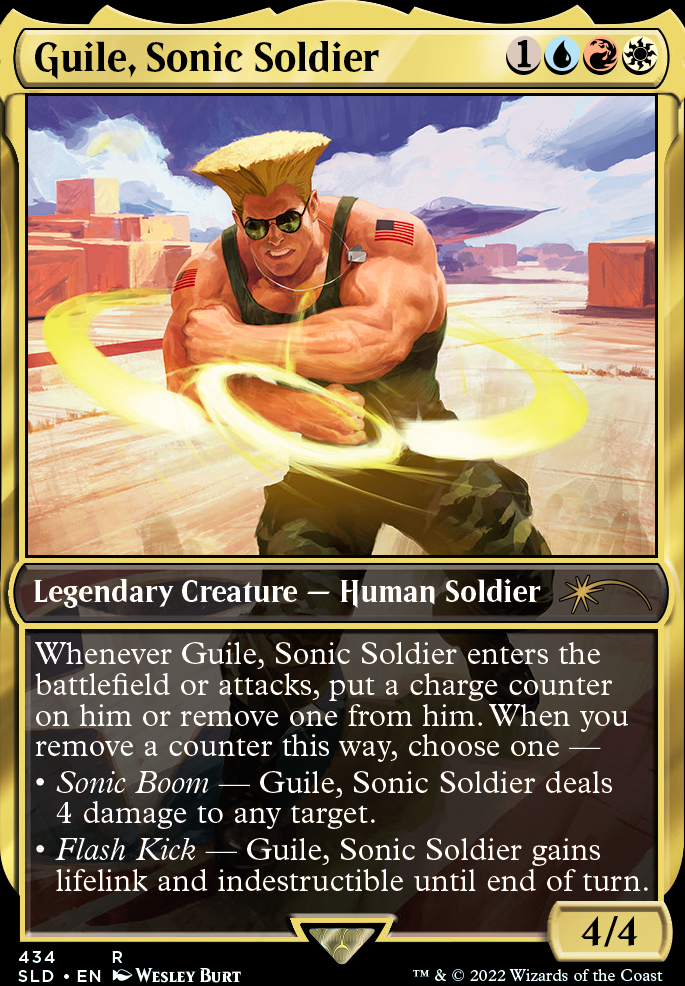 Commander: Guile, Sonic Soldier