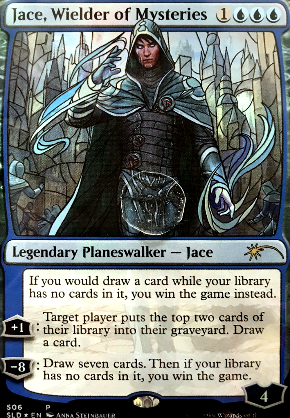 Jace, Wielder of Mysteries feature for everyone gets triggered