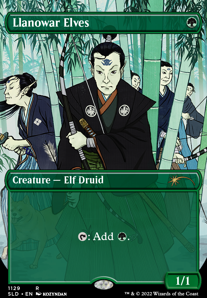 Llanowar Elves feature for Eclipsed Elves