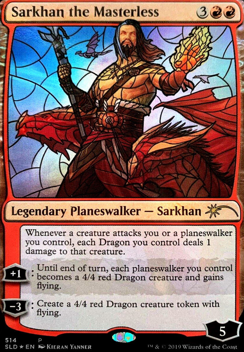 Sarkhan the Masterless feature for The new Gatewatch