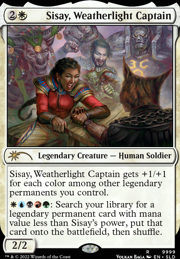 Featured card: Sisay, Weatherlight Captain