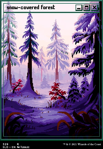 Featured card: Snow-Covered Forest