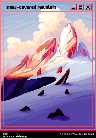 Featured card: Snow-Covered Mountain