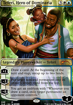 Teferi, Hero of Dominaria feature for gruff and his wiazrds