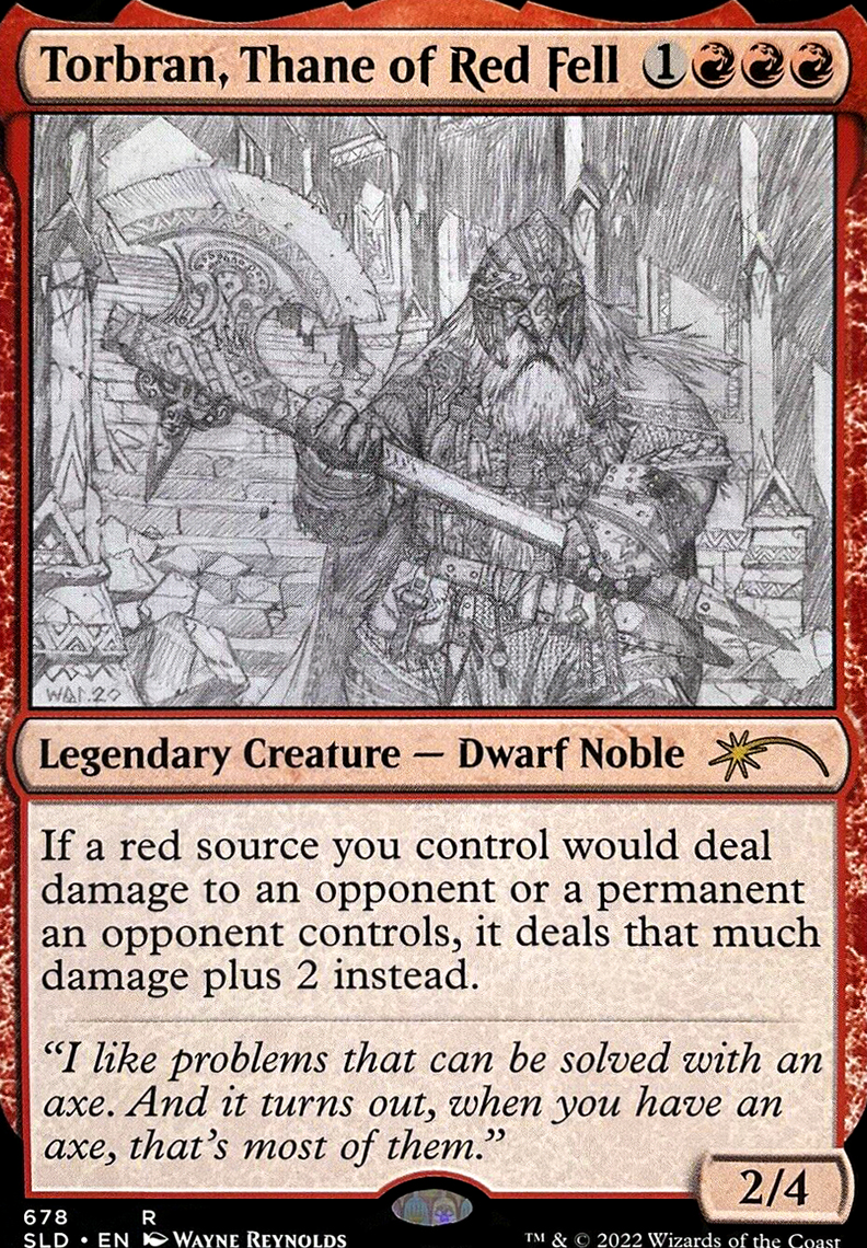 Featured card: Torbran, Thane of Red Fell