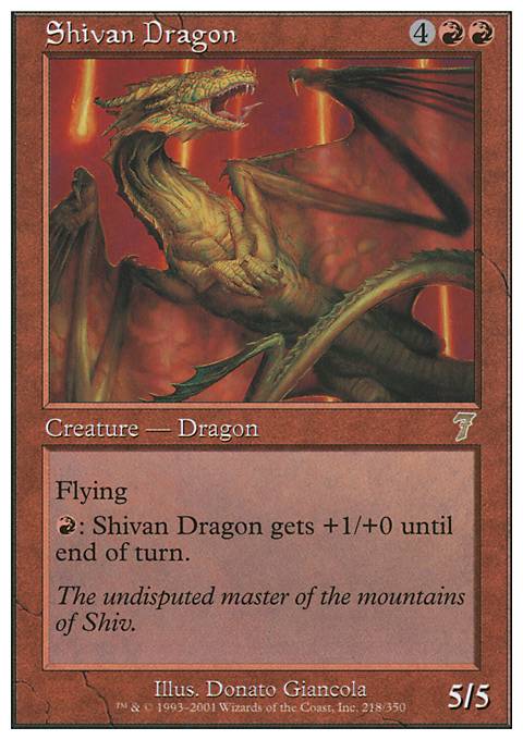 Featured card: Shivan Dragon