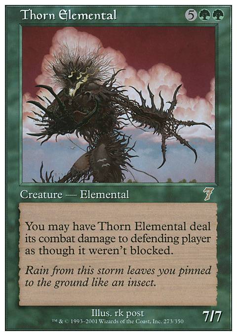 Thorn Elemental feature for GreenDeckGo